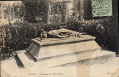 CPA Reims Tombeau de l'Abbe Miroy 