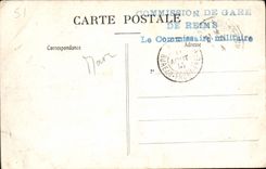 CPA Reims le Jardin Colbert 