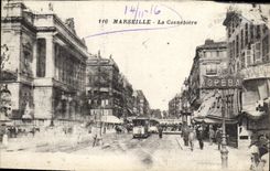 CPA Marseille la Cannebiere 
