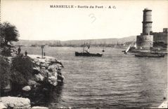 CPA Marseille Sortie du Port 