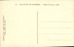 CPA Les Saints de Solesmes Mater Dolorosa 1496