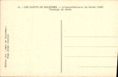 CPA Les Saints de Solesmes l'Ensevelissement du Christ 1496 Transept de Droite 
