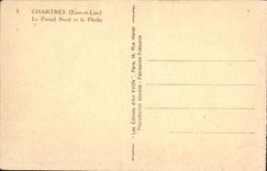 CPA Chartres Eure et Loir le Portail Nord et la Fleche