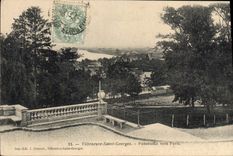CPA Villeneuve Saint Georges Panorama vers Paris 