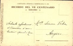 CPA Cappela Domenicane villa Basilica S Domenico 1170 1221 