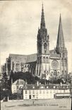 CPA Chartres Les Fleches de la Cathedrale 
