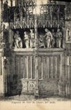 CPA Cathedrale de Chartres Fragment du Tour du Choeur XV siecle 
