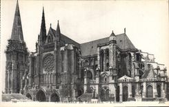 CPA Cathedrale de Chartres l'Abside 