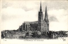 CPA Cathedrale de Chartres 
