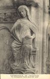 CPA Cathedrale de Chartres Vie Contemplative Portail Nord XIII siecle