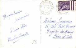 CPA Cathedrale de Chartres La Vierge du Pilier 