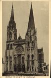 CPA Chartres Eure et Loir La Cathedrale 