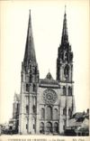 CPA Cathedrale de Chartres La Facade 