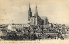 CPA Chartres La Cathedrale cote sud 