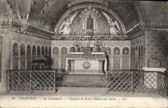 CPA Chartres La Cathedrale Chapelle de Notre Dame sous Terre 