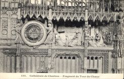CPA Cathedrale de Chartres Fragment du Tour du Choeur 