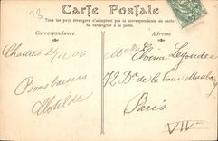 CPA Chartres La Cathedrale cote nord 