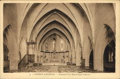 CPA Nogent le Rotrou Interieur de l'Eglise Saint Laurent 