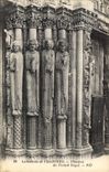 CPA Cathedrale de Chartres Pilastres du Portail Royal 