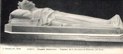 CPA Dreux Chapelle Saint Louis Tombeau de la Duchesse de Chartres 