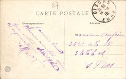 CPA Gisors Eure Porte du Banneton vue interieure du Jardin