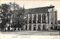 CPA Chartres L'Eglise Saint Pierre 