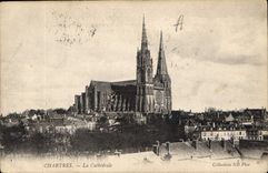 CPA Chartres La Cathedrale 
