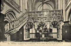 CPA Troyes Le Jube de l'Eglise Ste Madeleine Oeuvre du Maitre Macon Jean Gaide 