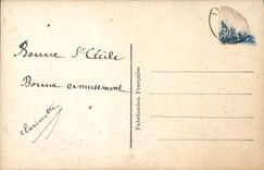 CPA Vive Ste Cecile Femme Piano