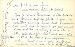 CPA Le Saut du mur Femme