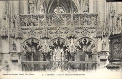 CPA Troyes Jube de l'Eglise Ste Madeleine 