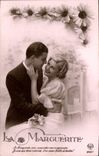 CPA La Marguerite Femme
