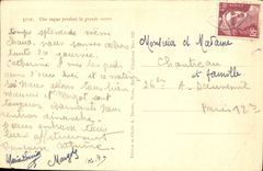 CPA Une vague pendant la grande maree 