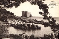 CPA Cannes St Honorat Le Vieux Chateau 