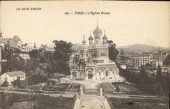CPA La Cote d'Azur Nice l'Eglise Russe Russie Russia