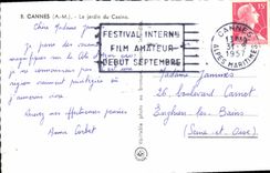 CPA Cannes AM Le jardin du Casino 