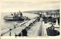 CPA Nice Les nouvelles terrasses La Jetee Promenade 