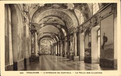 CPA Toulouse L'Interieur du Capitole La Salle des Illustres 