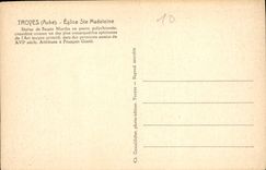 CPA Troyes Aube Eglise Ste Madeleine 