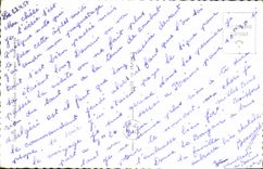 CPA Je suis triste coin de vous Femme