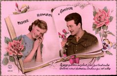 CPA Notre Roman d'Amour Femme