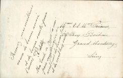 CPA Bonne Annee Femme