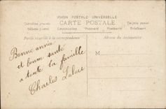 CPA Bonne Annee Femme