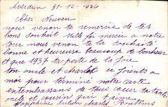 CPA Bonne Annee Femme Automobile