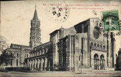 CPA Toulouse Basilique St Sernin Facade Nord 