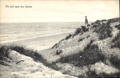 CPA Un joli coin des dunes 