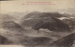 CPA Vue prise du Col d'Aspin Le fond d'Aure