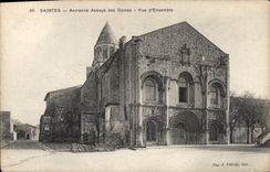 CPA Saintes Ancienne Abbaye des Dames Vue d'ensemble 