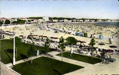 CPA Royan La Plage et les Jardins de la Promenade Botton 