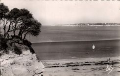 CPA Royan Charente Maritime Depuis Valliere vue sur la Cote de Royan et de Pontaillac 